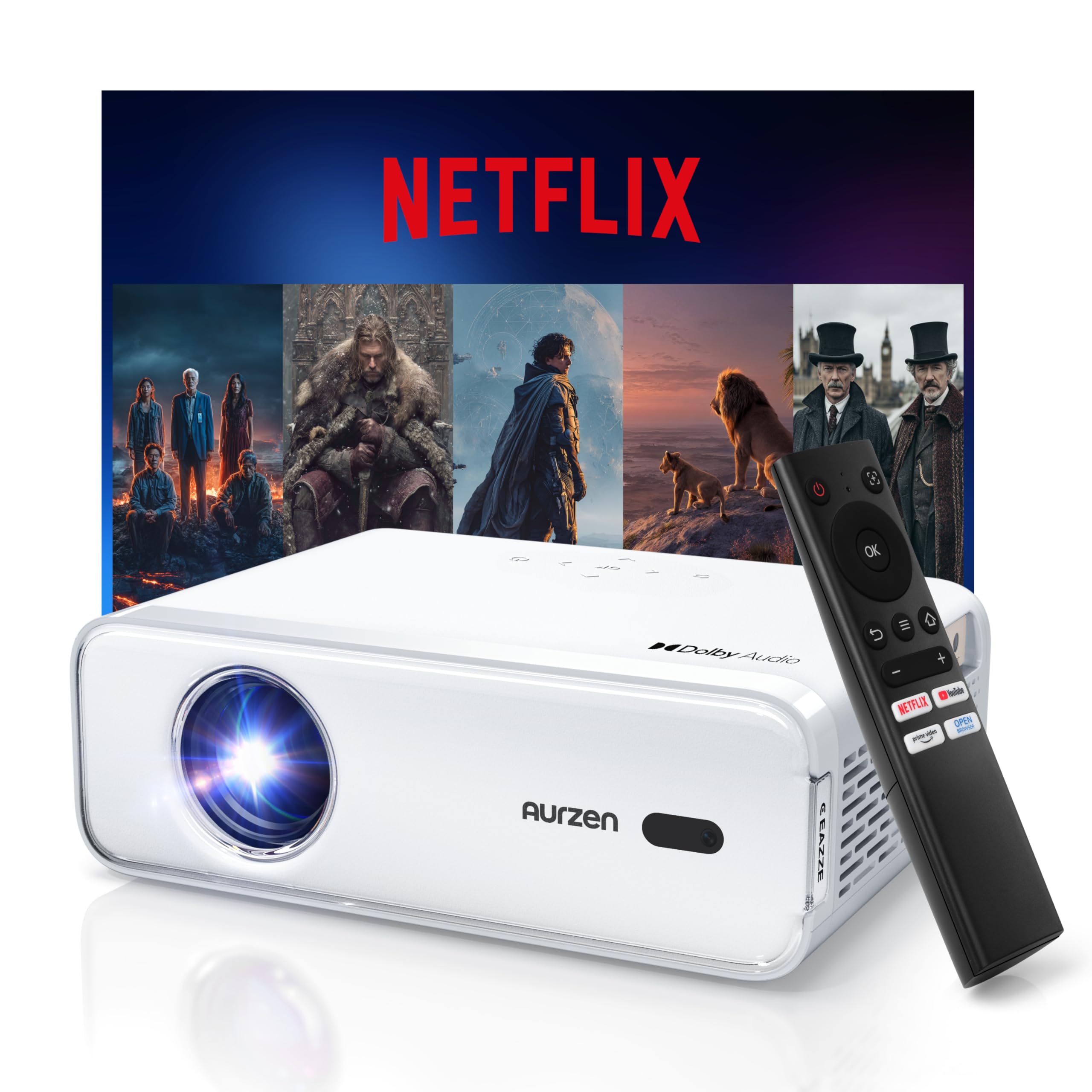 AURZEN 小型 5G WiFi Bluetooth プロジェクター1080P 713ZLIif1GL._UF894,1000_QL80_.jpg